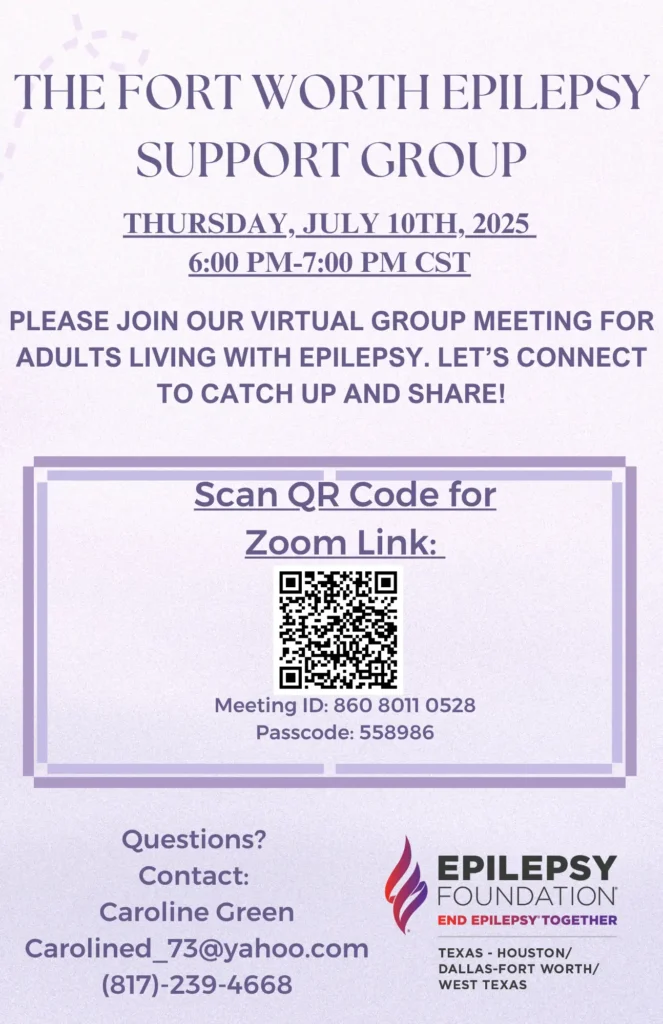 July 10th Fort Worth Support Group Flyer